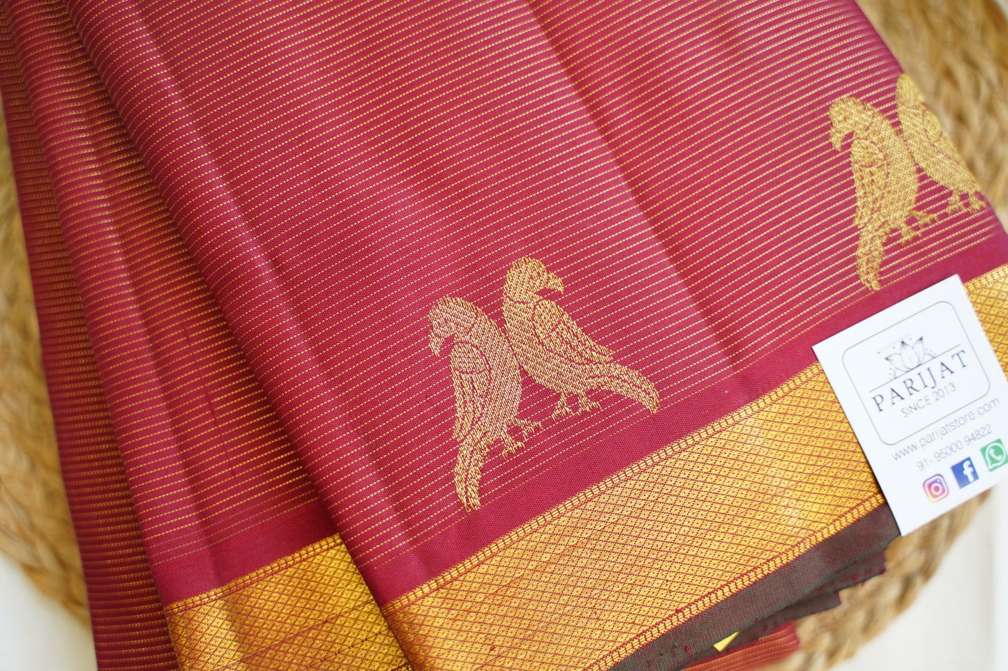 Pure Vairaoosi Kanchi Silk Saree -PC14242