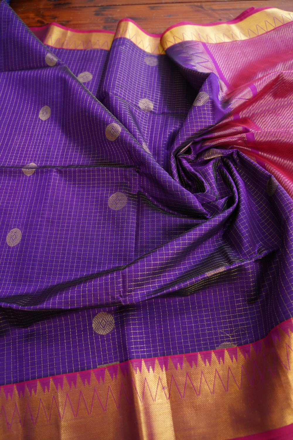 Kanchi Handloom Silk Cotton Saree PC17024