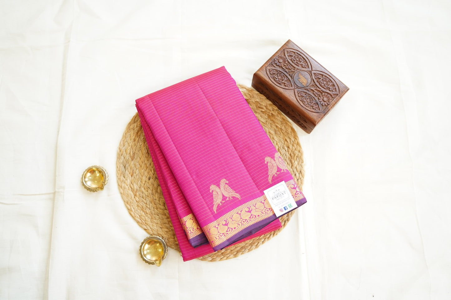Pure Vairaoosi Kanchi Silk Saree -PC14236
