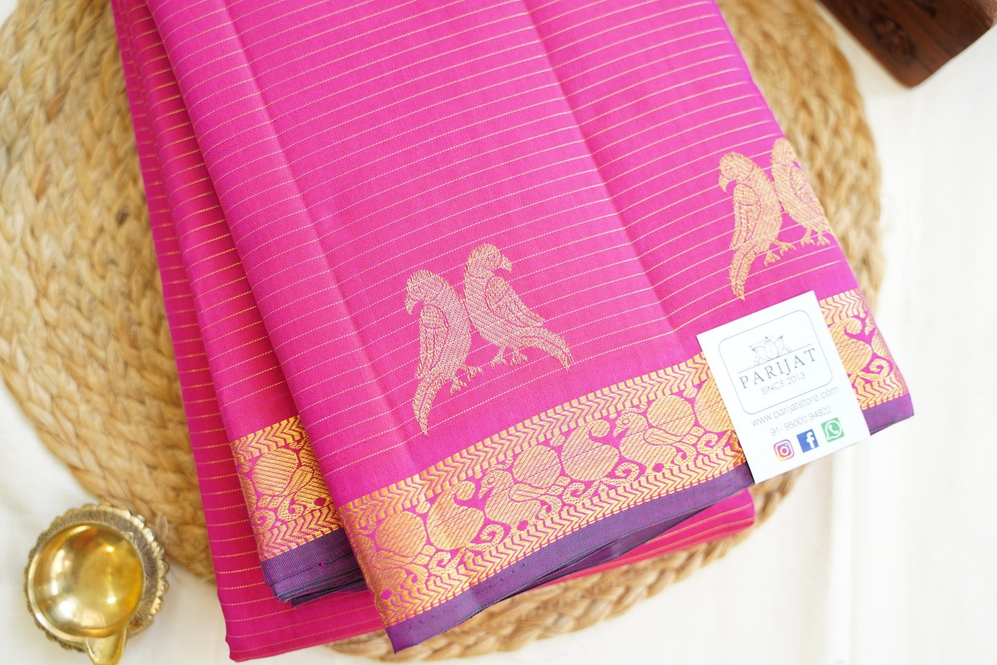 Pure Vairaoosi Kanchi Silk Saree -PC14236