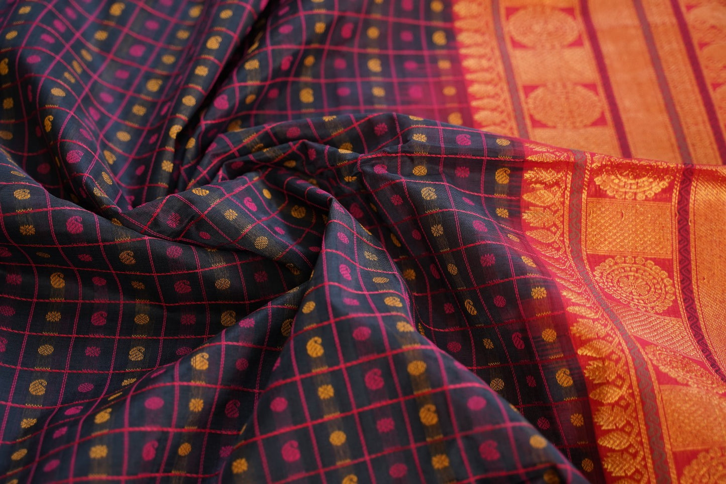 Kanchi Handloom Silk Cotton Saree PC17022