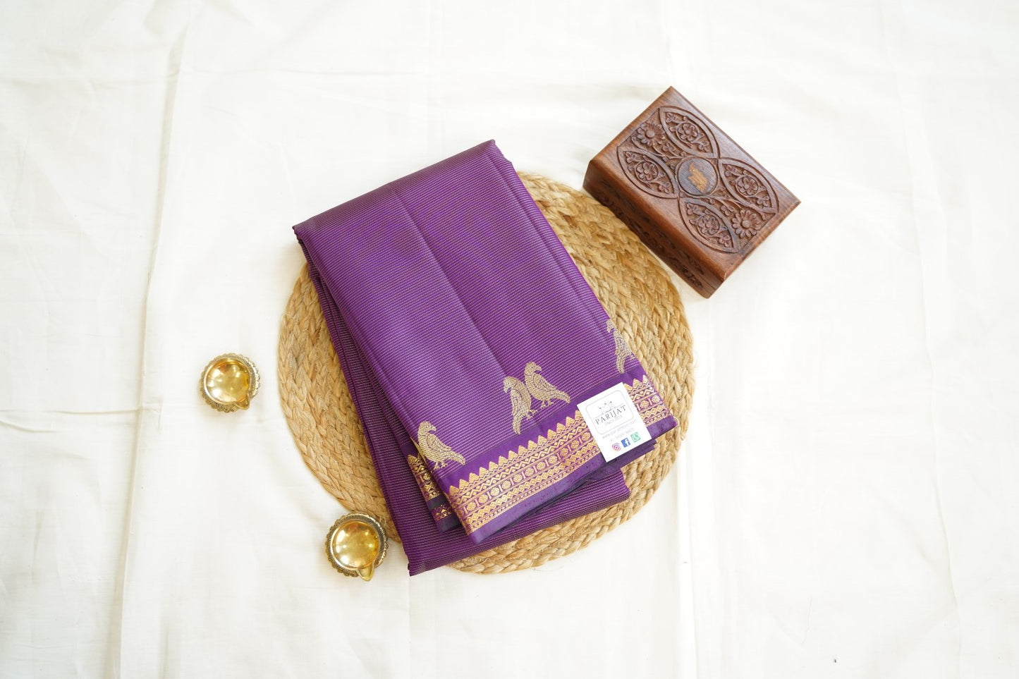 Pure Vairaoosi Kanchi Silk Saree -PC14244