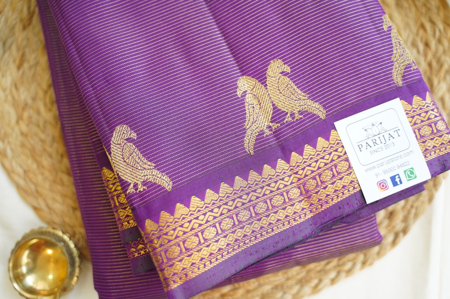 Pure Vairaoosi Kanchi Silk Saree -PC14244