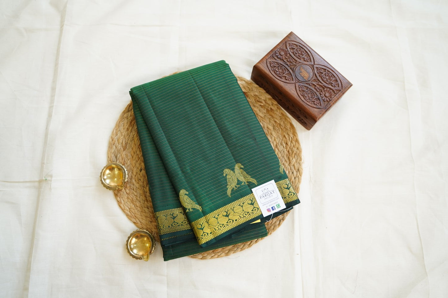 Pure Vairaoosi Kanchi Silk Saree -PC14252
