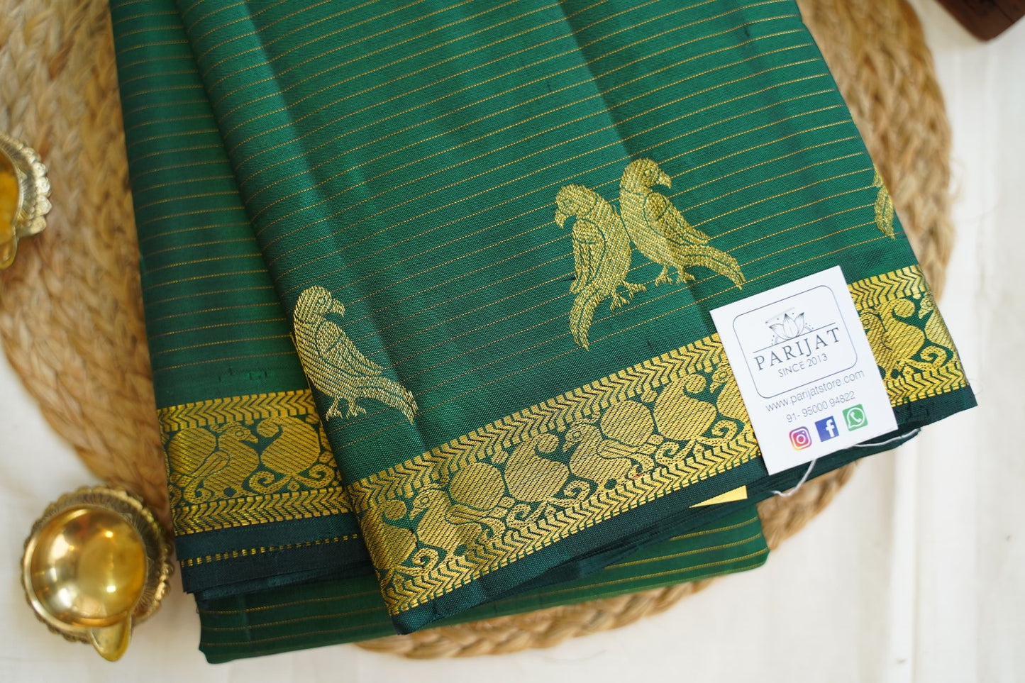 Pure Vairaoosi Kanchi Silk Saree -PC14252