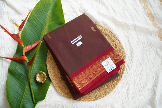 Chettinad handloom Cotton Saree PC15954