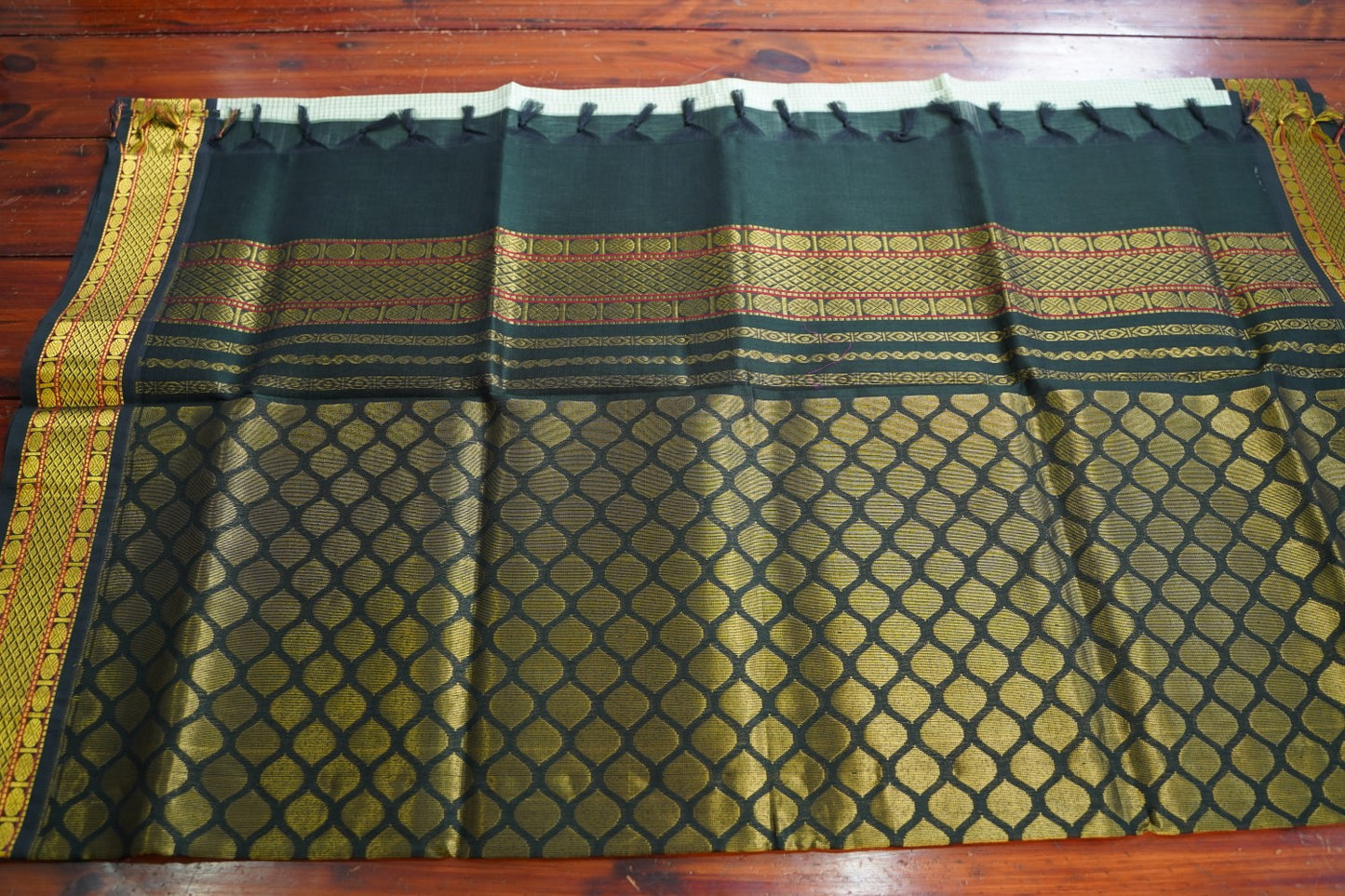 Kanchi Handloom Silk Cotton Saree PC16995