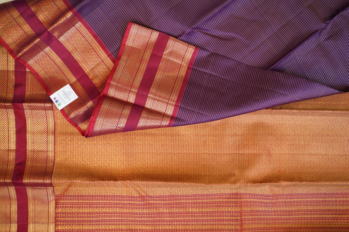 Pure Vairaoosi Kanchi Silk Saree -PC14232