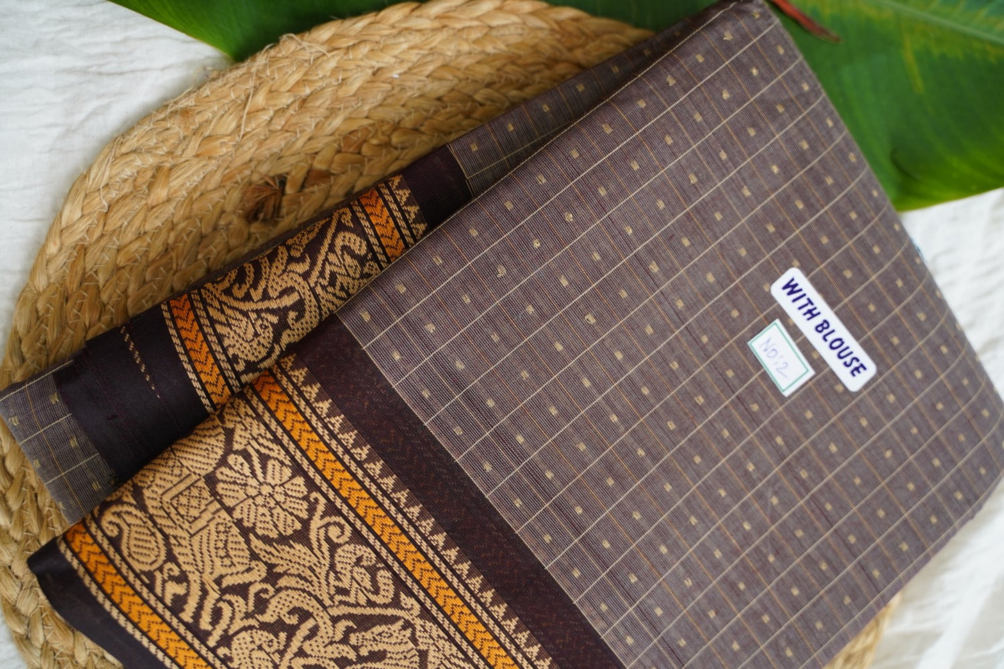 Chettinad handloom Cotton Saree PC15948