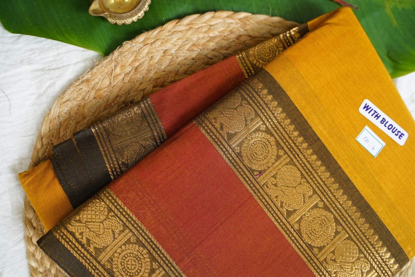 Chettinad handloom Cotton Saree PC15944