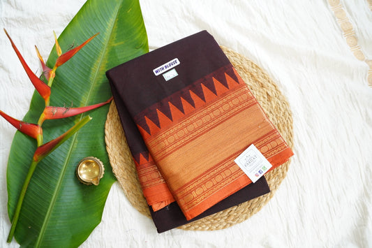 Chettinad handloom Cotton Saree PC15887