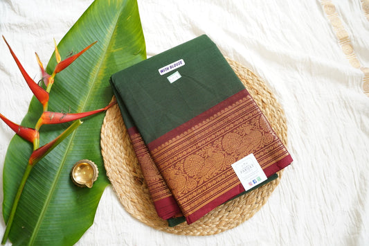 Chettinad handloom Cotton Saree PC15916