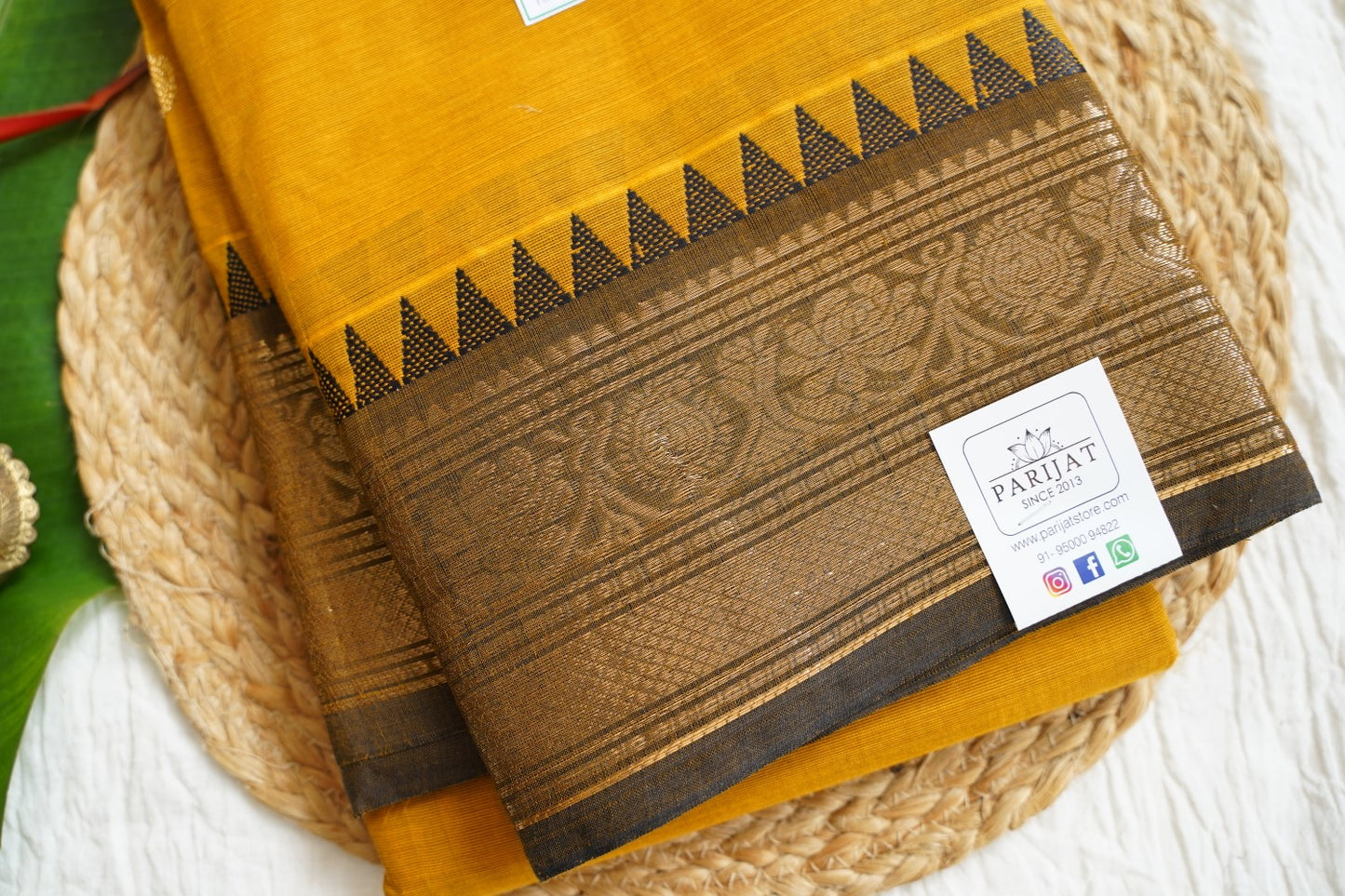 Chettinad handloom Cotton Saree PC15974