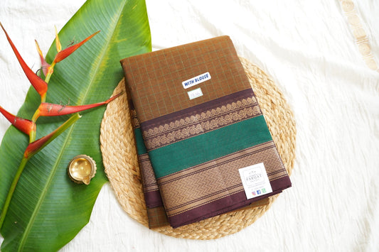 Chettinad handloom Cotton Saree PC15927