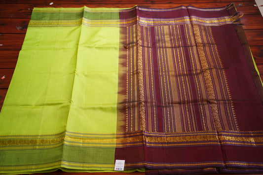 Radha -Krishna Mangalgiri Silk Cotton Saree PC10147