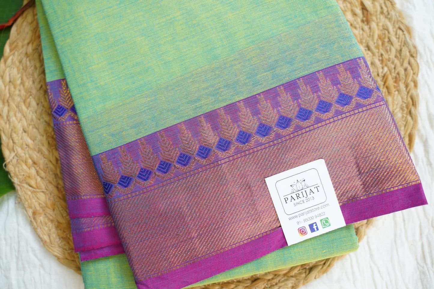 Chettinad handloom Cotton Saree PC15897