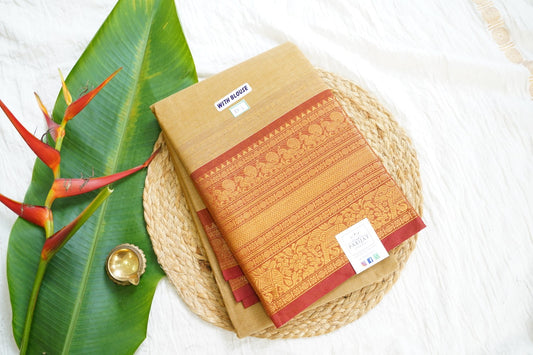 Chettinad handloom Cotton Saree PC15893