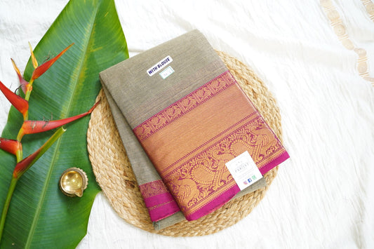 Chettinad handloom Cotton Saree PC15892