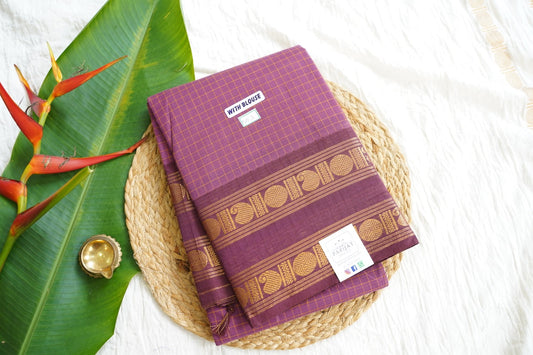 Chettinad handloom Cotton Saree PC15869