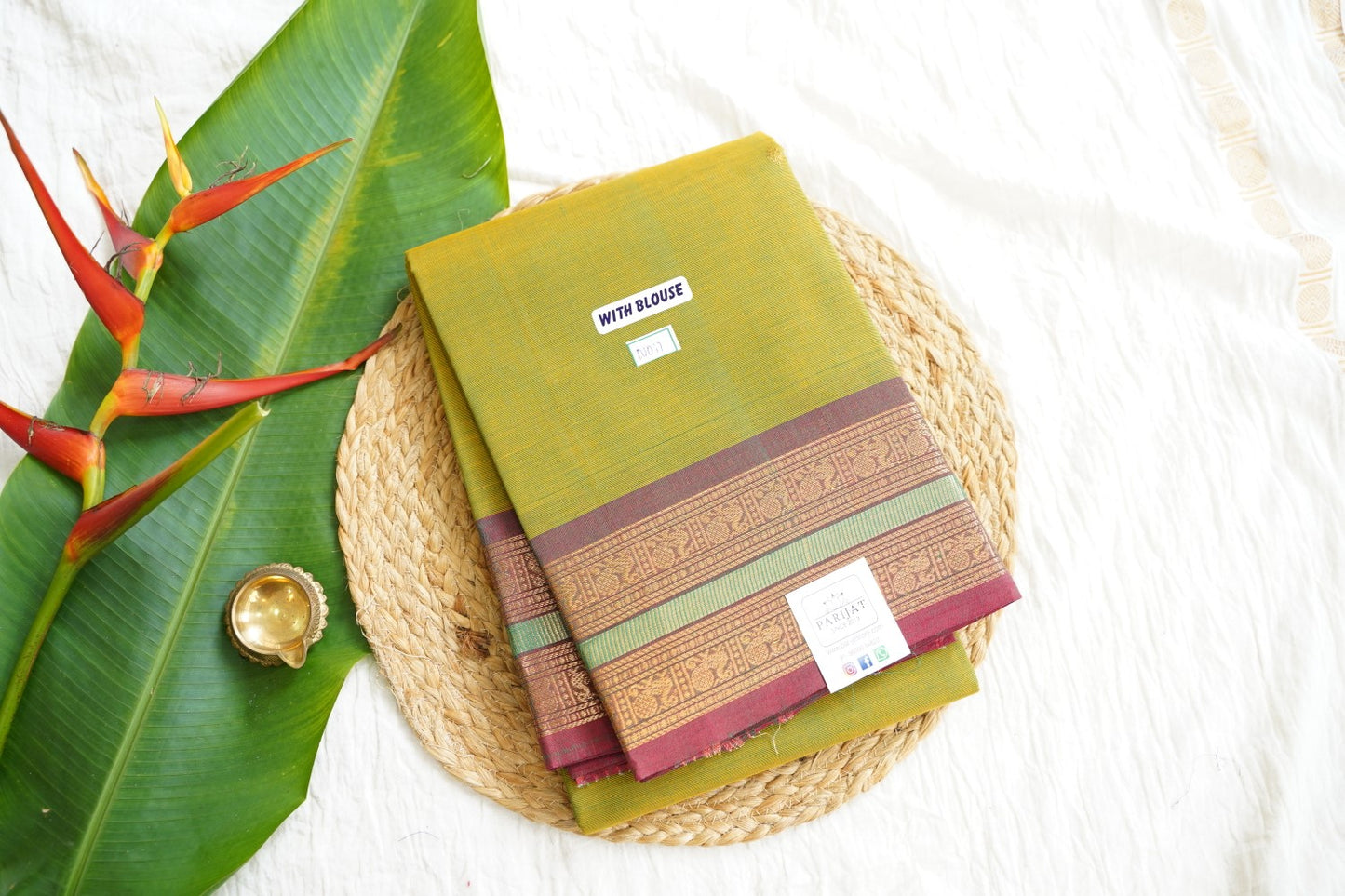 Chettinad handloom Cotton Saree PC15862