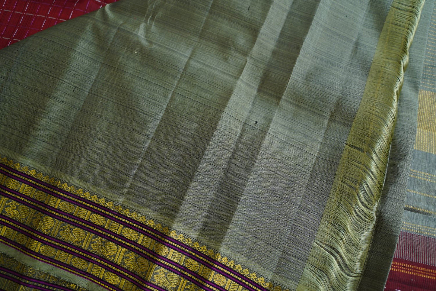 Pure Kanchi Silk Saree PC17840