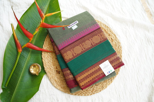 Chettinad handloom Cotton Saree PC15832