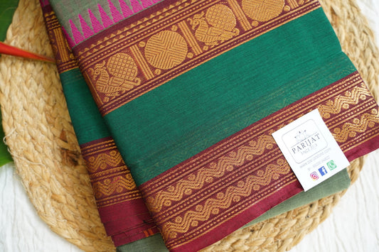 Chettinad handloom Cotton Saree PC15832