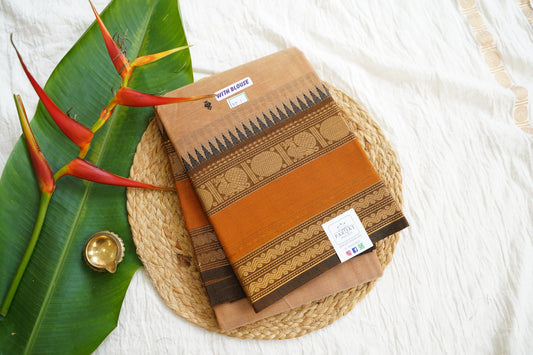 Chettinad handloom Cotton Saree PC15825