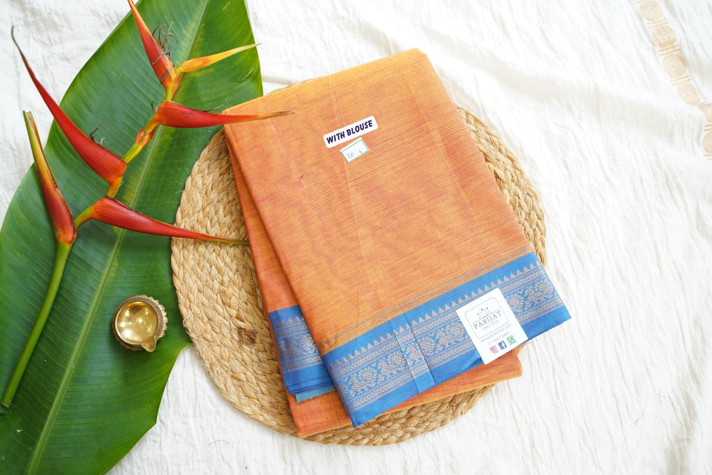 Chettinad handloom Cotton Saree PC15835