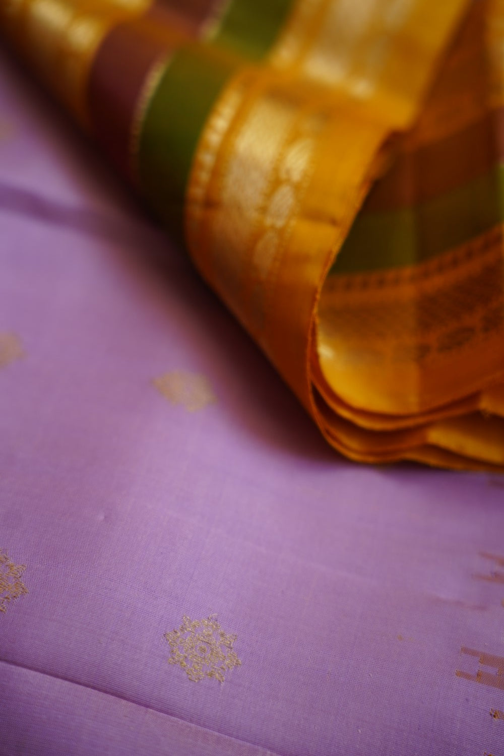 Gadwal Silk Saree With Zari Border  PC12308