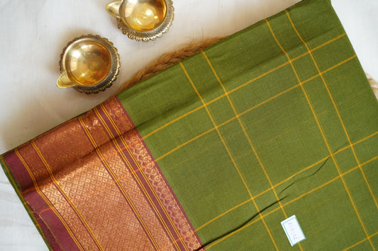 Chettinadu handloom Cotton Saree PC14260