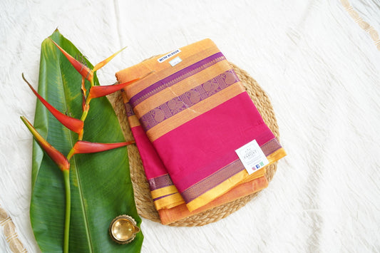 Chettinad handloom Cotton Saree PC15847