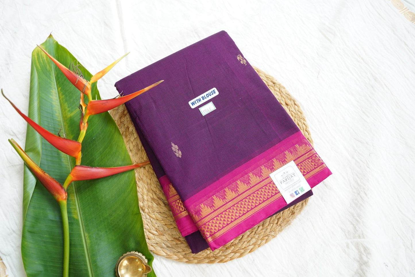 Chettinad handloom Cotton Saree PC15959