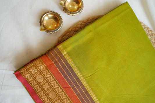 Chettinadu handloom Cotton Saree PC14277