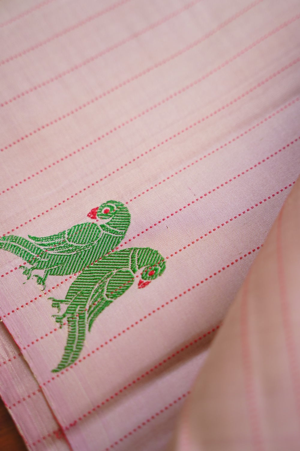 Pure Kanchi Silk Saree -Kili