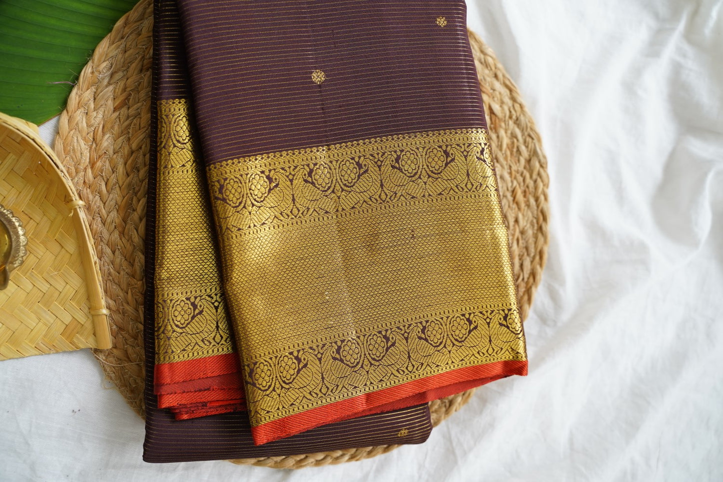 Vairaoosi Korvai Kanchi Silk Saree PC15991