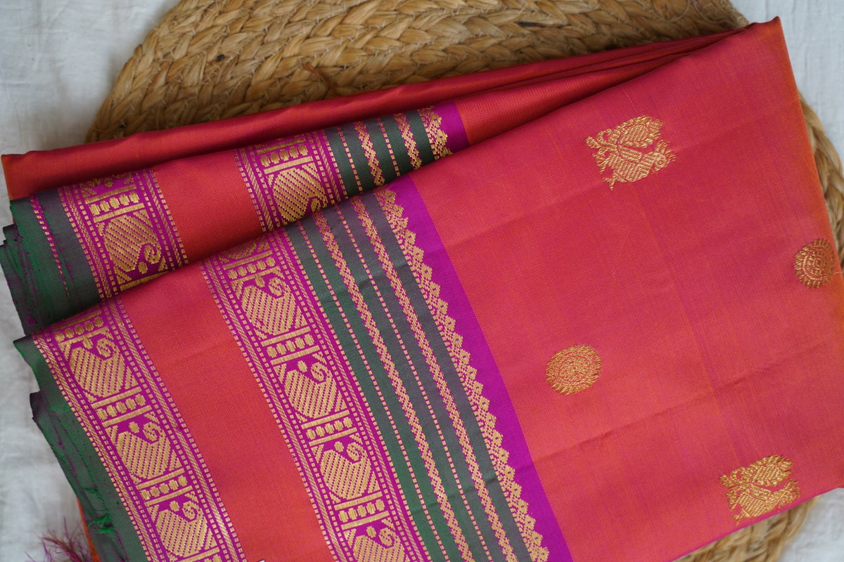 Pure Kanchi Silk Saree -PC14046