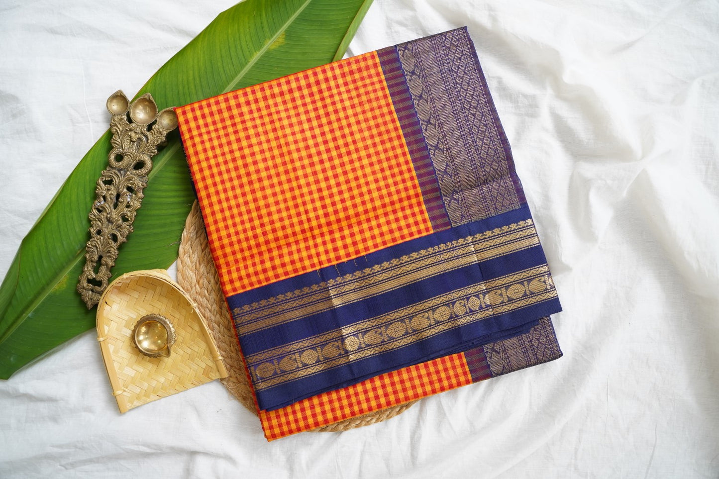 Kanchi Handloom Silk Cotton Saree PC15996