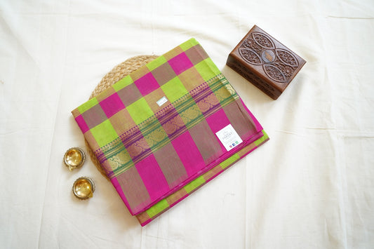 Chettinadu handloom Cotton Saree PC14321