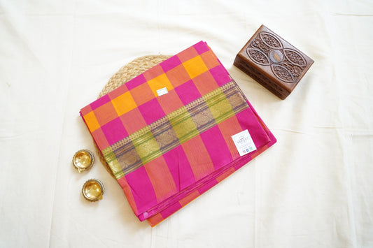 Chettinadu handloom Cotton Saree PC14324