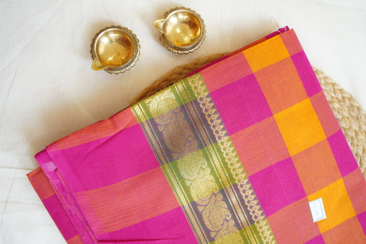 Chettinadu handloom Cotton Saree PC14324