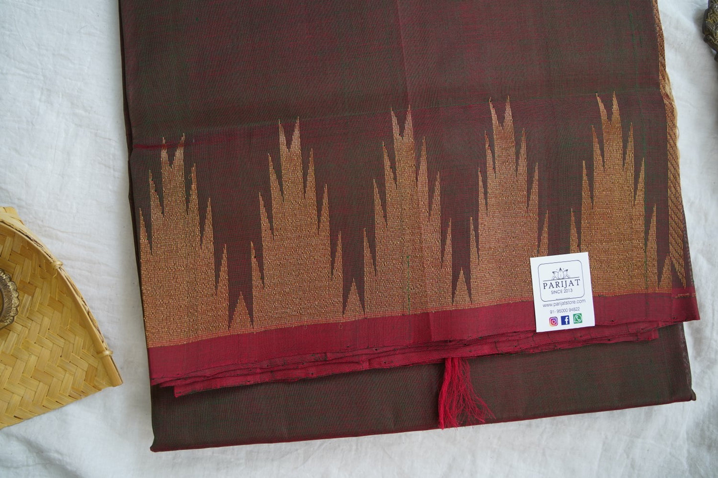 Kanchi Handloom Silk Cotton Saree PC17070