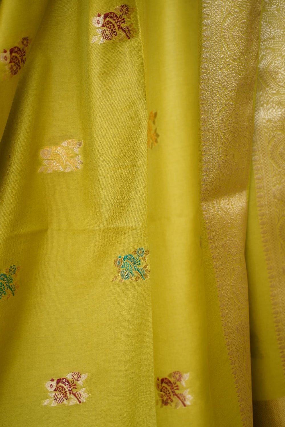 semi chanderi saree PC17885