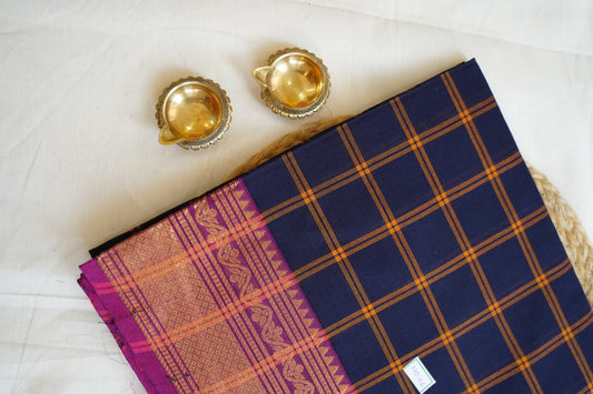 Chettinadu handloom Cotton Saree PC14287