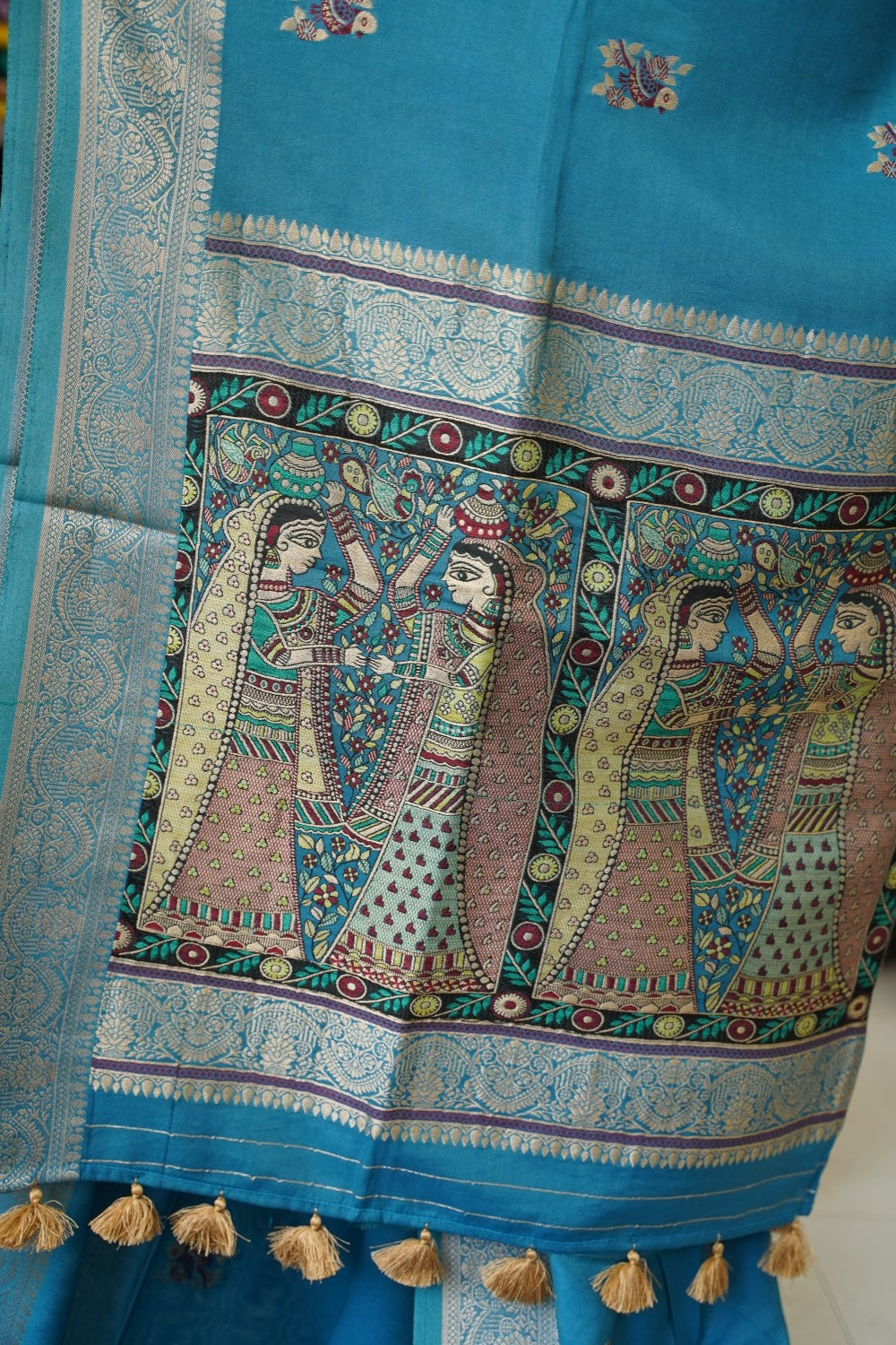 semi chanderi saree PC17883