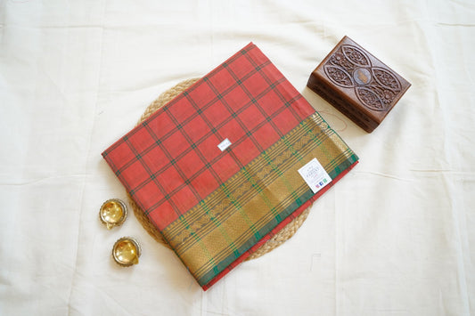 Chettinadu handloom Cotton Saree PC14290