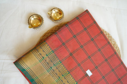 Chettinadu handloom Cotton Saree PC14290