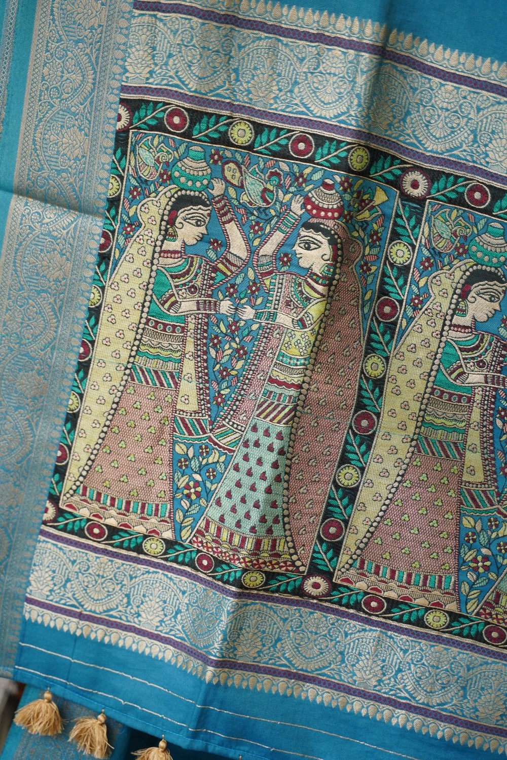 semi chanderi saree PC17883