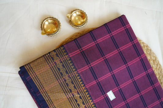 Chettinadu handloom Cotton Saree PC14292