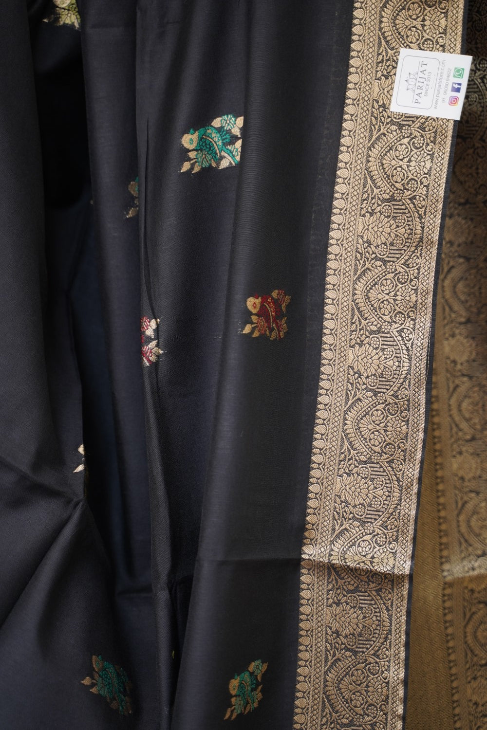 semi chanderi saree PC17881